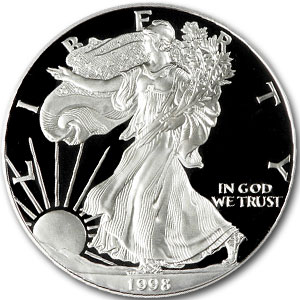 1998 USA 1oz Silver Proof EAGLE